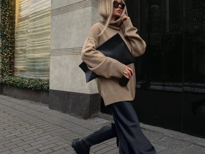 С чем носить объемный свитер: 8 способов на любой вкус