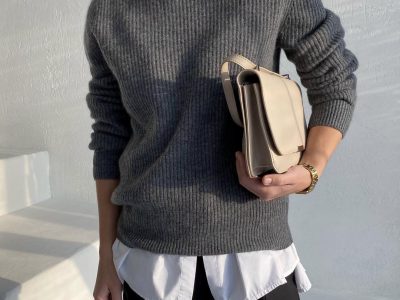 Свитер под рубашку: как носить самое теплое и модное комбо осени