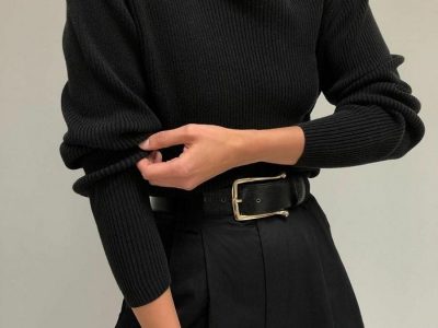 Как носить чёрную водолазку с брюками: 5 образов на все времена